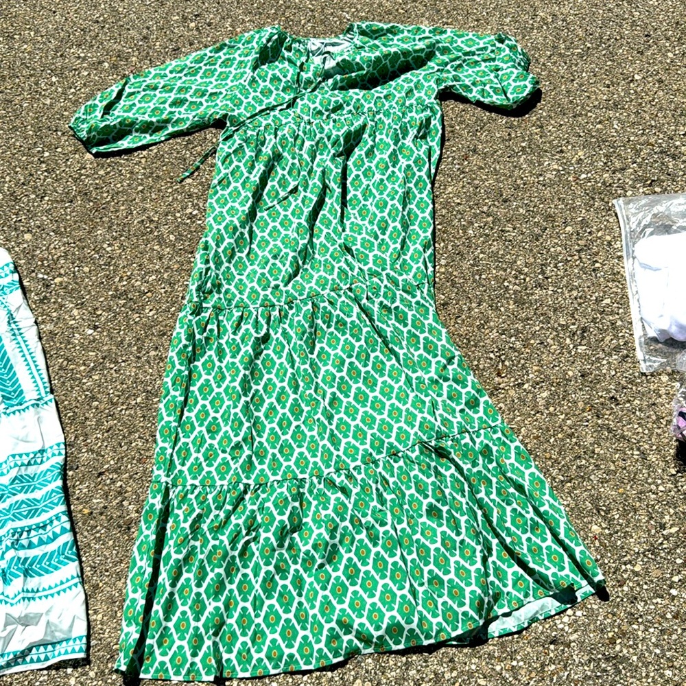NWT maxi 1/2 sleeve dress